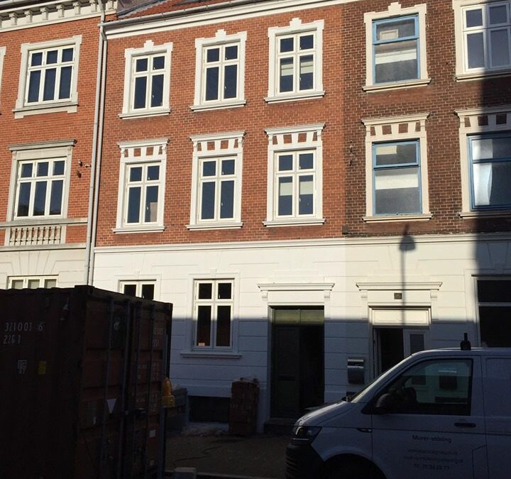 Færdigrenoveret byejendom i Fredericia